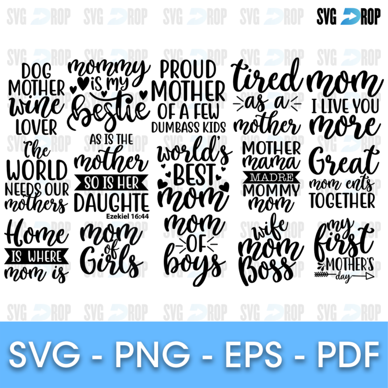 Mom Life Bundle SVG