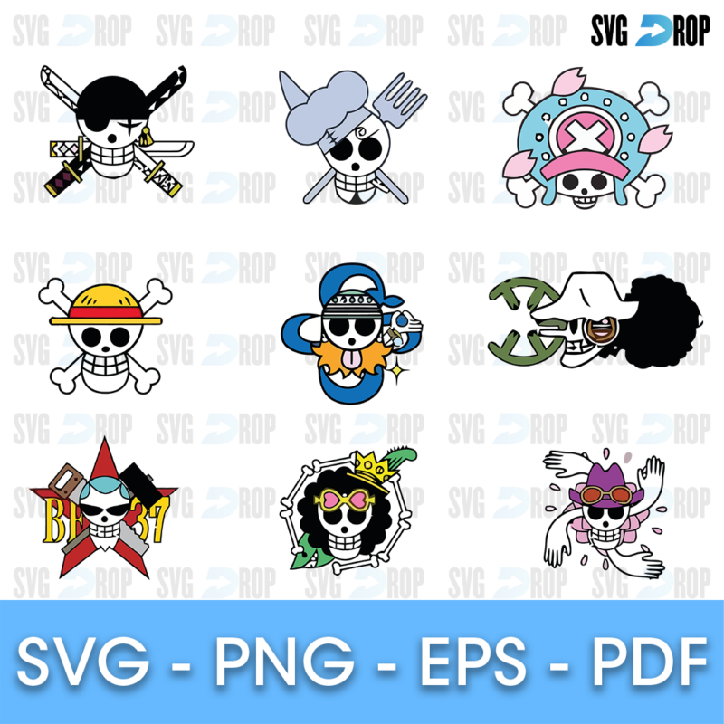 One Piece Symbol Bundle SVG