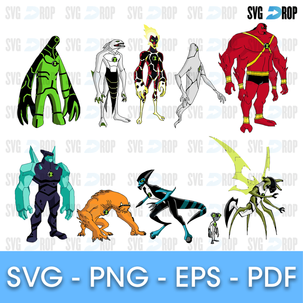 Ben 10 Bundle SVG | SVG DROP