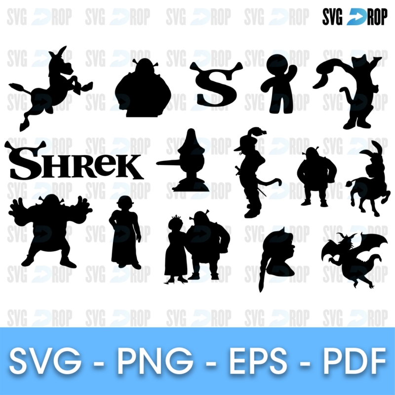 Shrek Bundle SVG