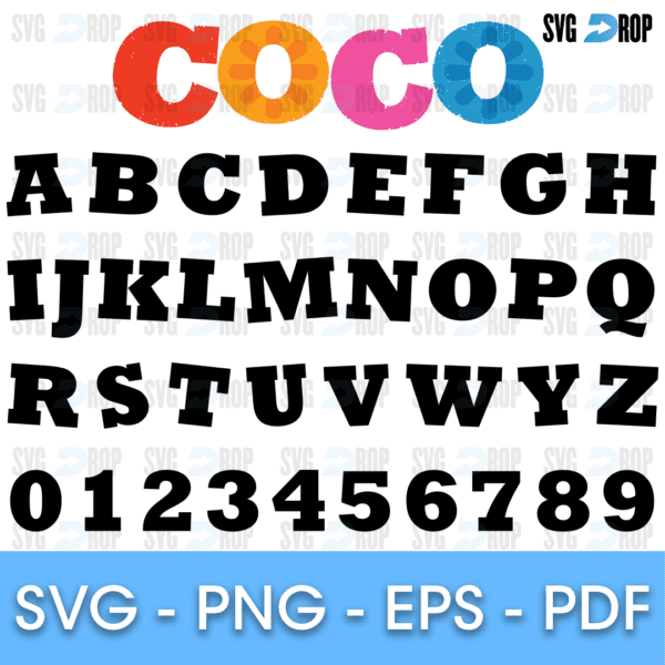 coco*✧ ° Coco Font SVG | SVG DROP