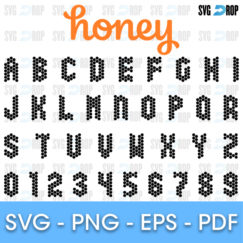 Honey Font SVG