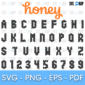 Honey Font SVG