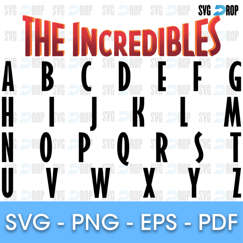 Incredible Family Font SVG