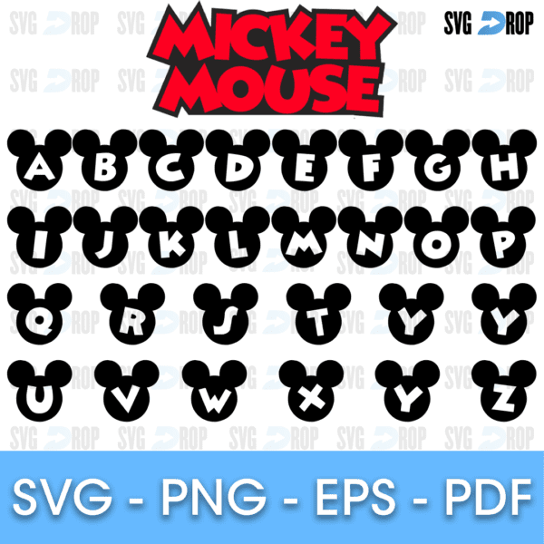 Mickey Mouse Hand Font FU Mickey Mouse Hands Finger 4