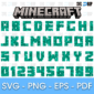 Minecraft Pixel Font SVG