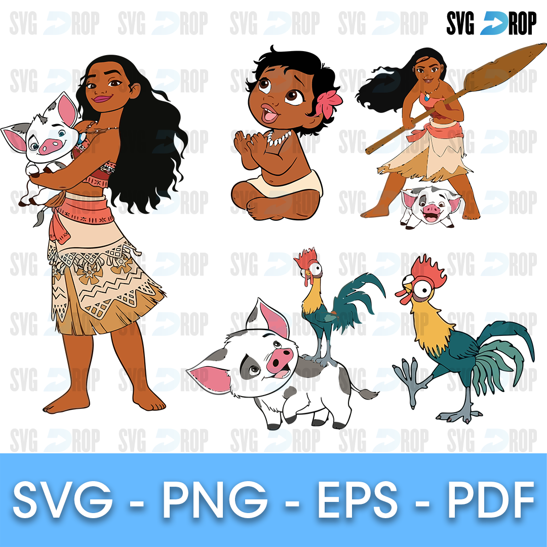 Moana Bundle SVG