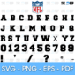 NFL Font SVG