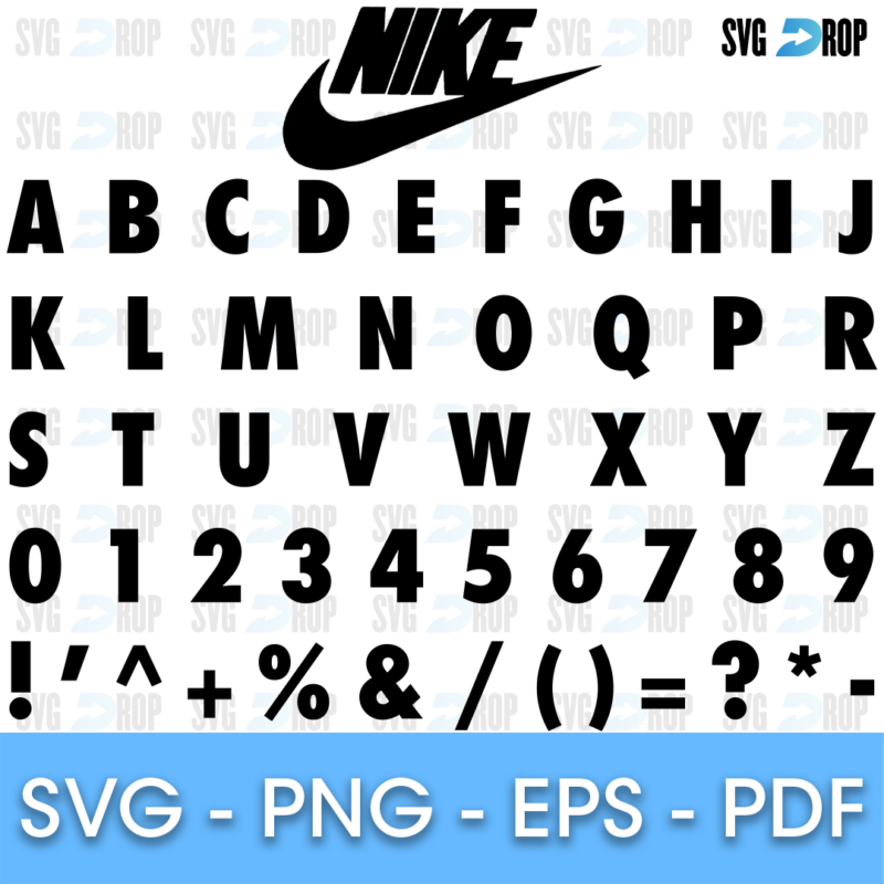 Nike Font SVG