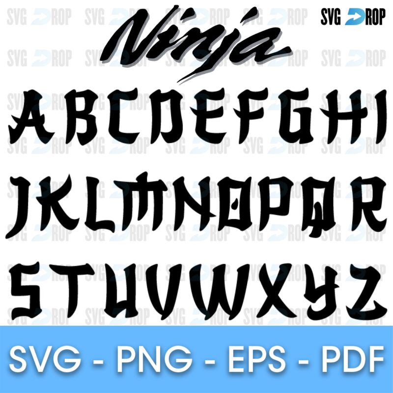Ninja Font SVG