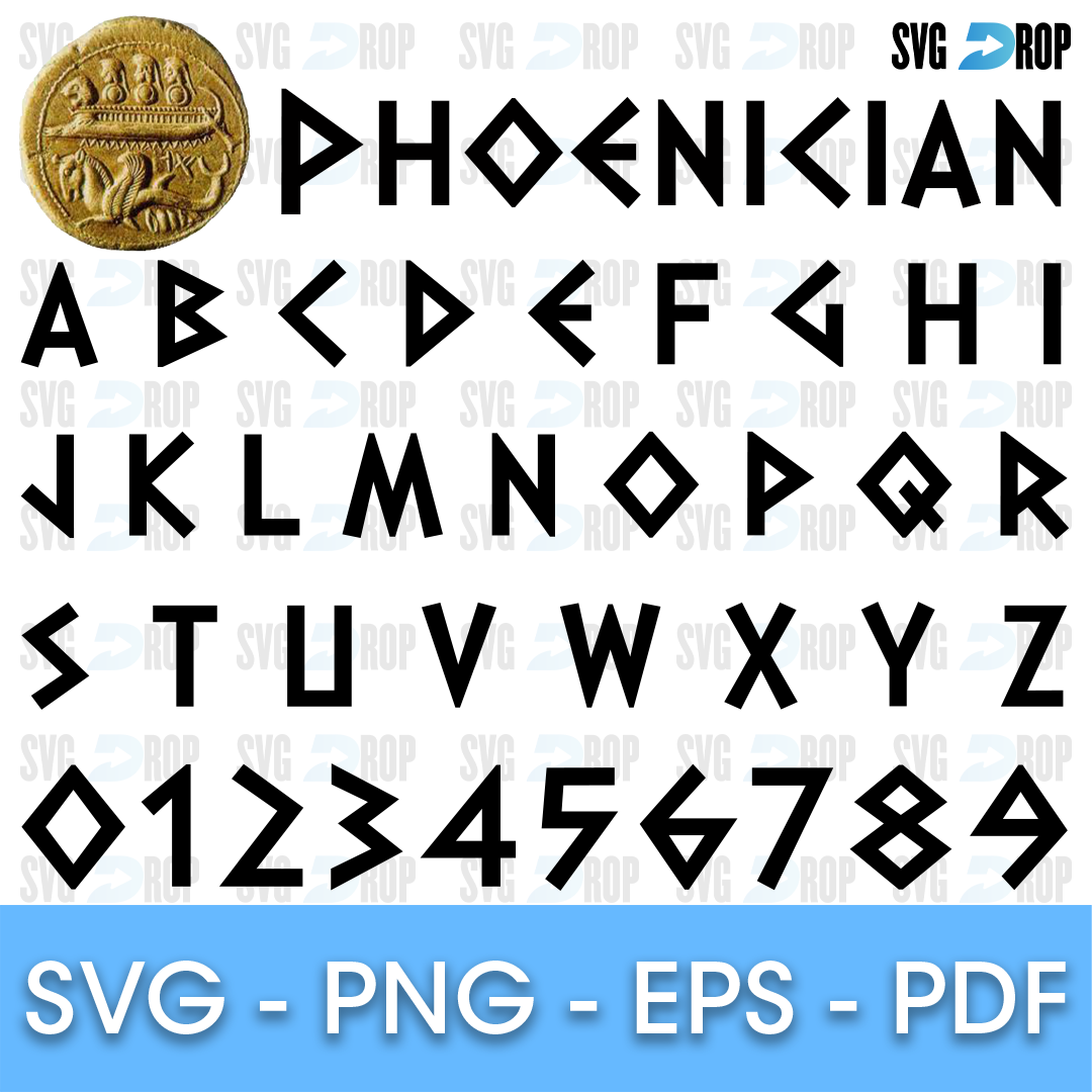 Phoenician Font SVG