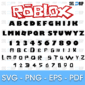 Roblox Font SVG