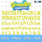 Sponge Bob Font SVG