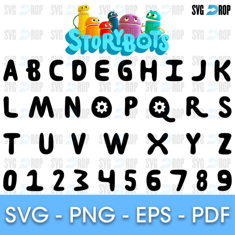 Story Bots Font SVG