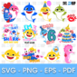 Baby Shark Bundle SVG