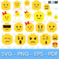 Lego Head Bundle SVG