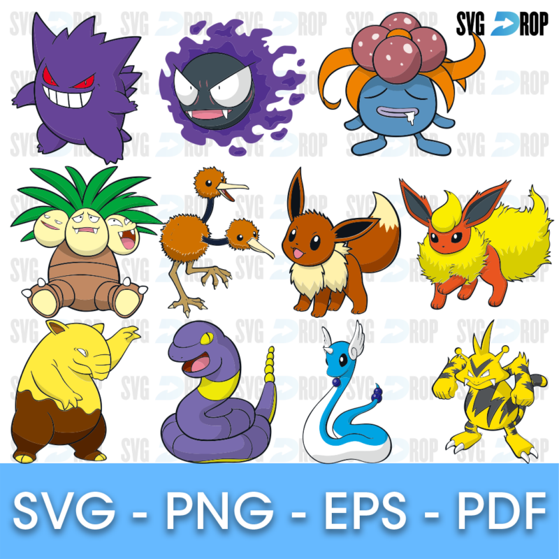 Pokemon Bundle SVG