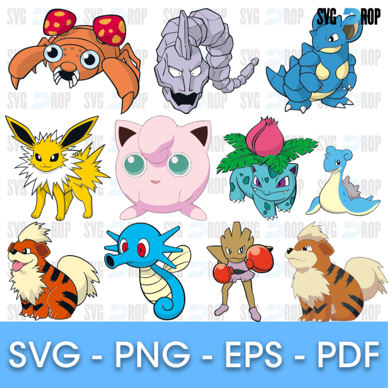Pokemon Bundle SVG