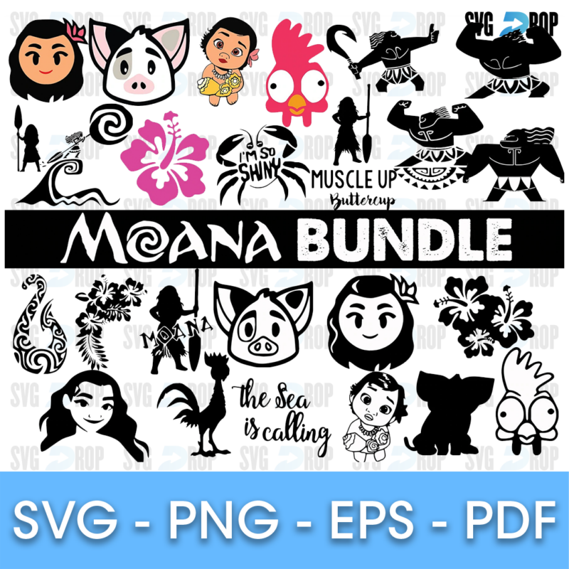 Moana Bundle SVG