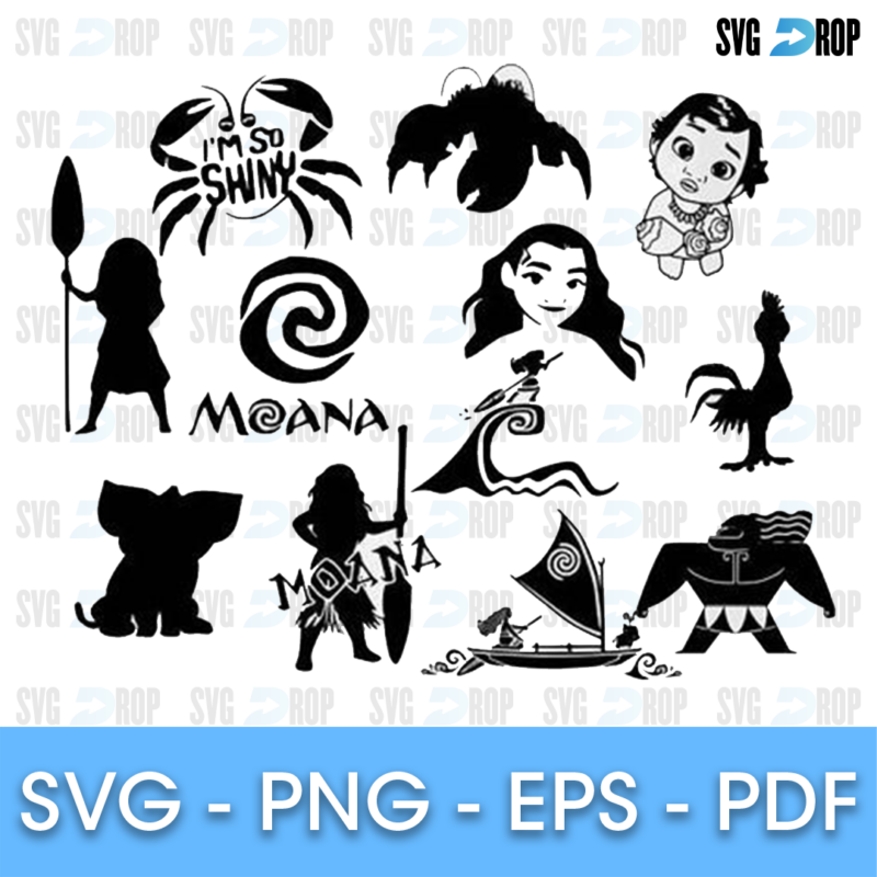 Moana Bundle SVG