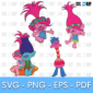 Trolls Bundle SVG