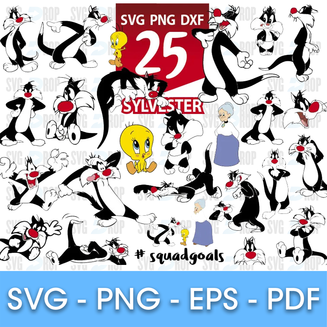 Slvester SVG bundle
