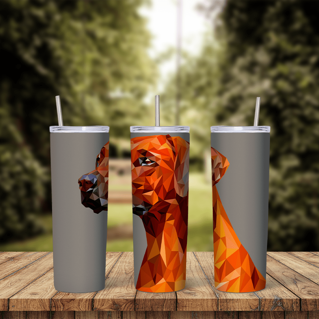 Dog 20 oz tumbler sublimation wrap
