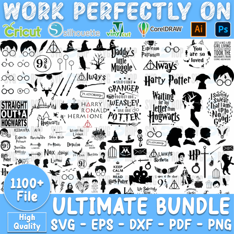 Ultimate 1100 Harry Potter Bundle SVG