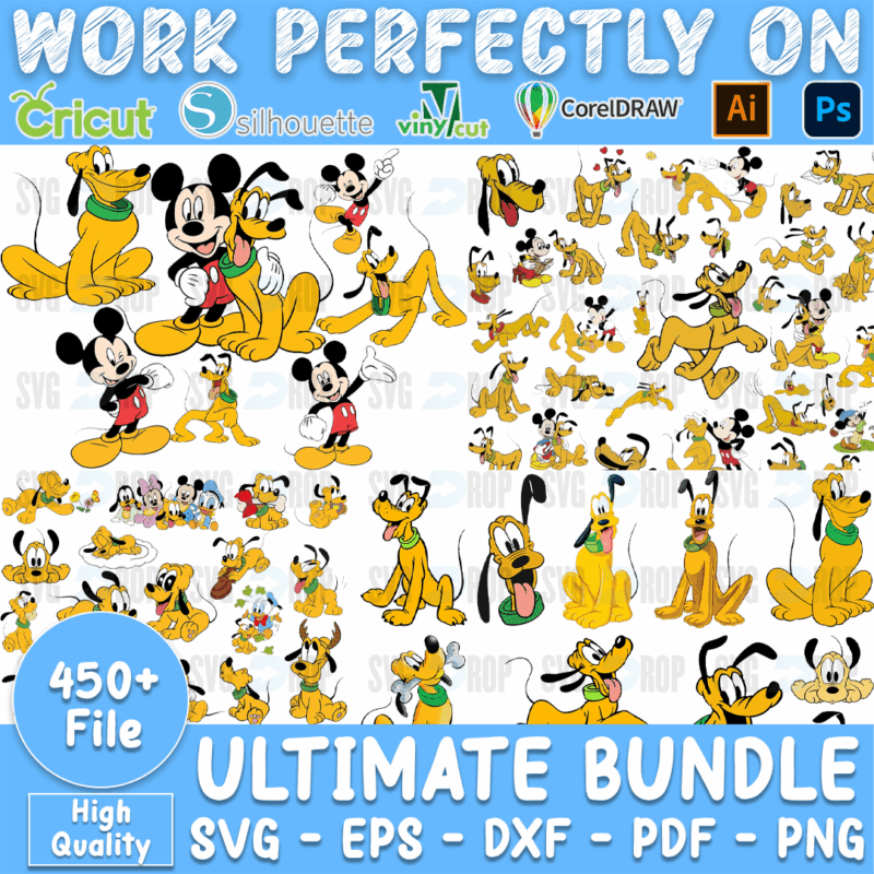 Ultimate 450 Pluto Bundle SVG