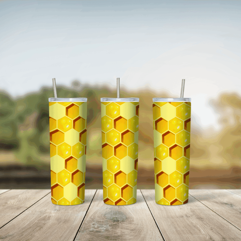 Honeycomb 20 oz tumbler sublimation wrap
