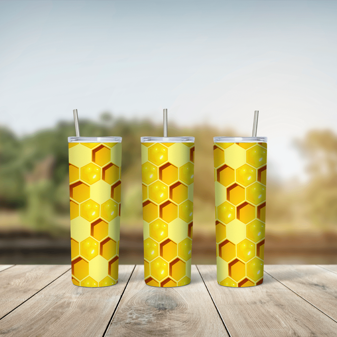 Honeycomb 20 oz tumbler sublimation wrap
