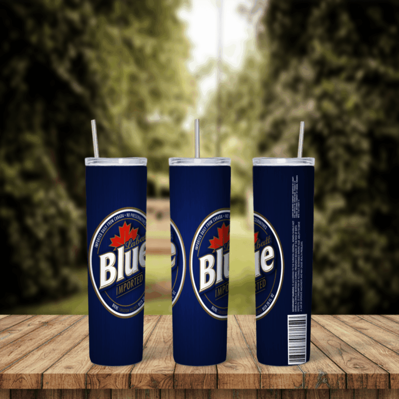 Labatt Beer 20 oz tumbler sublimation wrap