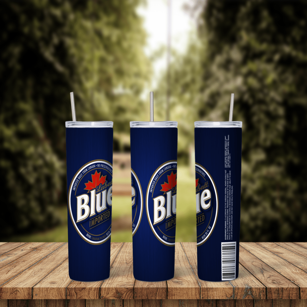 Labatt Beer 20 oz tumbler sublimation wrap