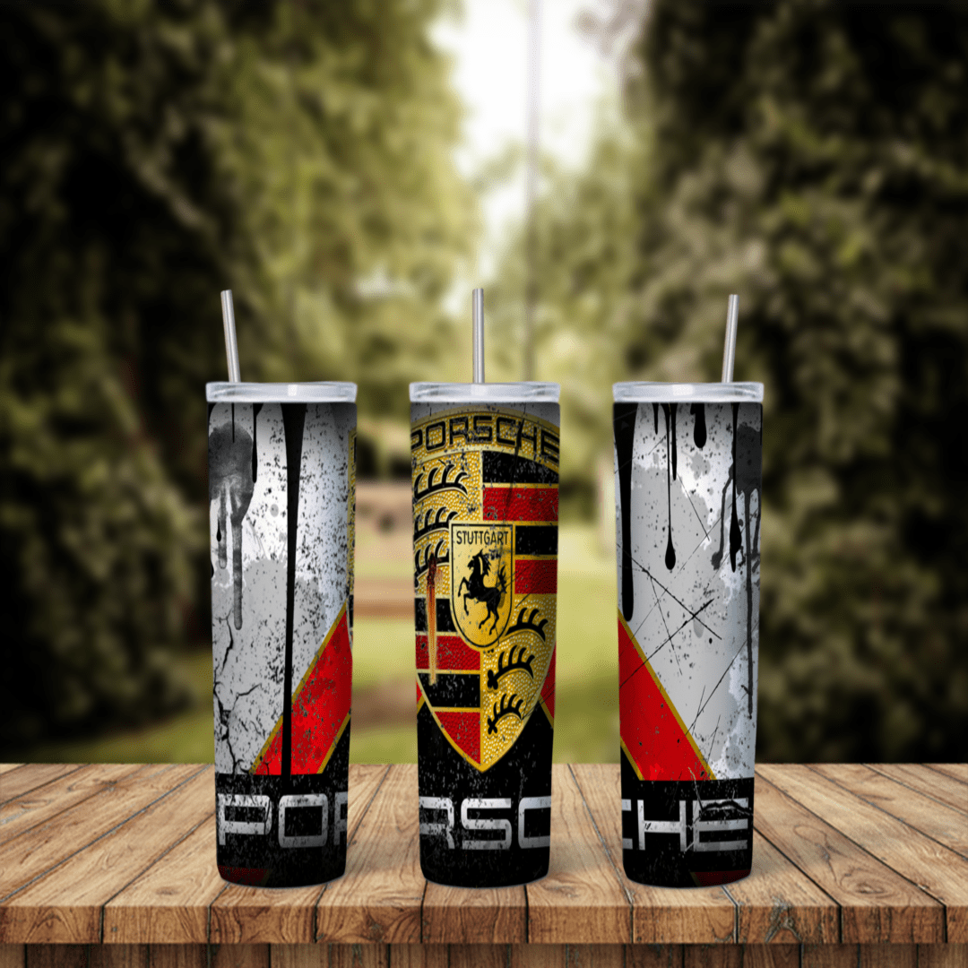 20 Oz Porsche Tumbler Cup Design