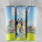 20 Oz Bluey Tumbler Cup Design