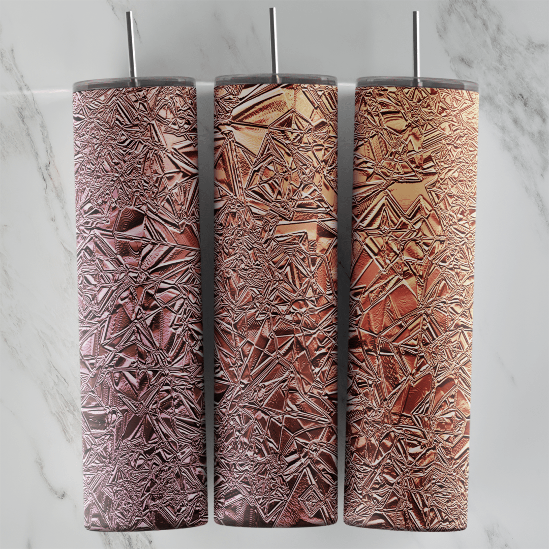 Metalic Red 20 oz tumbler sublimation wrap