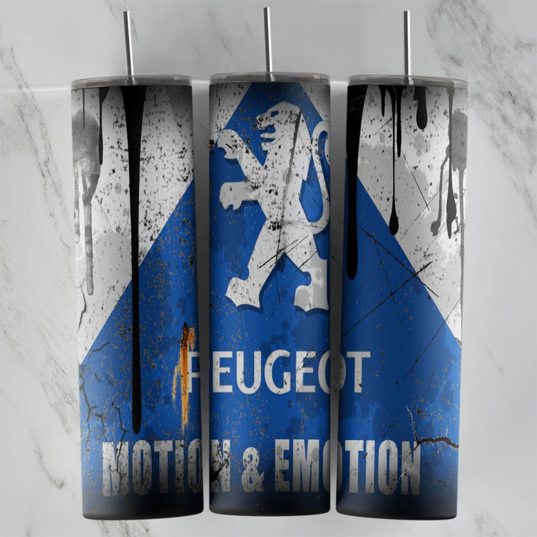 Peugeot 20 oz tumbler sublimation wrap