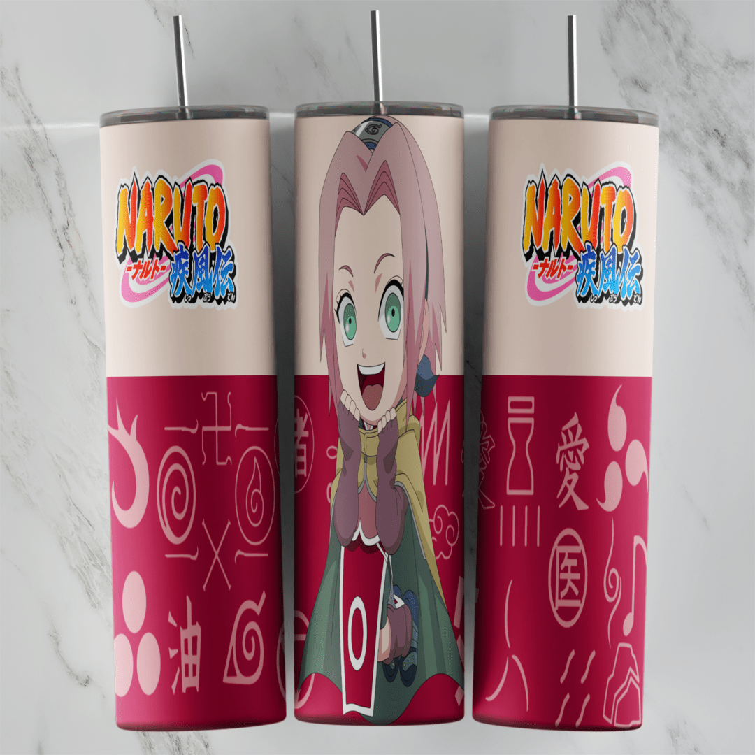 20 Oz Sakura Tumbler Cup Design