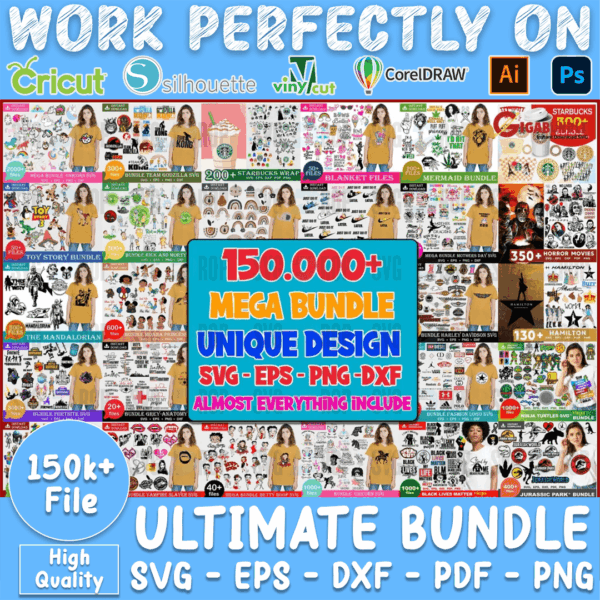 Ultimate 150.000 SVG Bundle