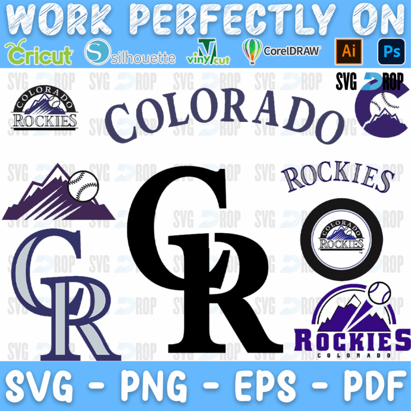 Colorado Rockies Bundle SVG