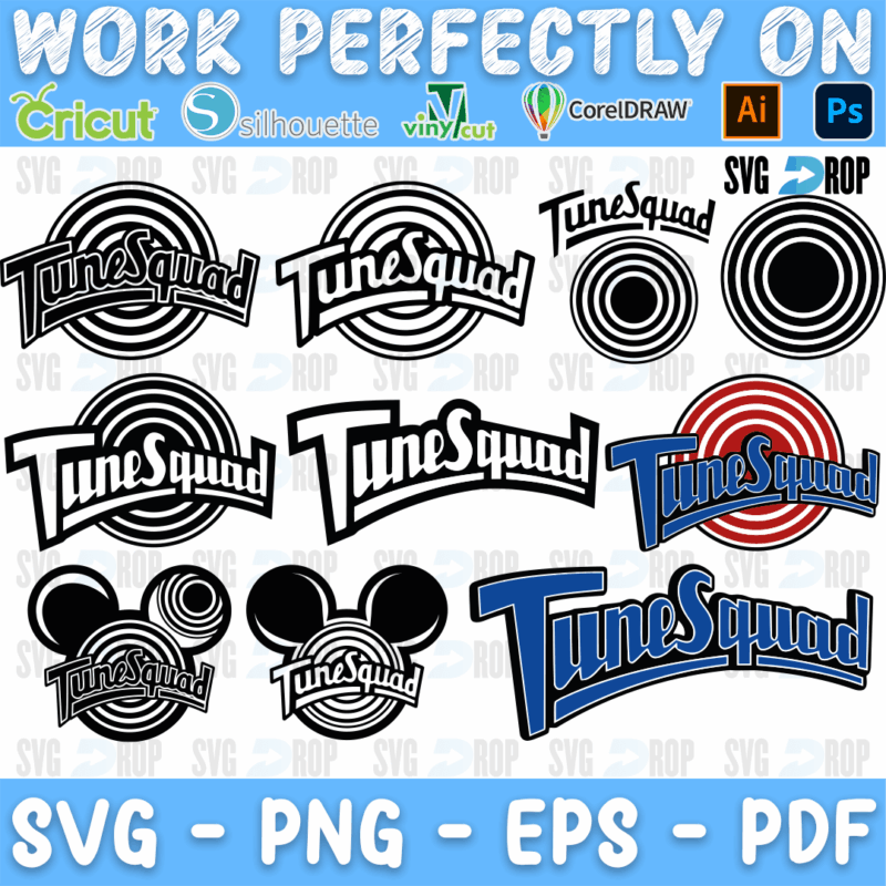 Tunesquad SVG bundle