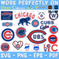 Chicago Cubs Bundle SVG