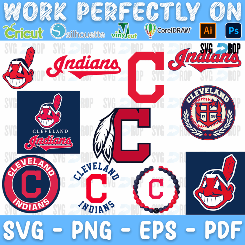 Cleveland Indians SVG bundle