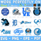 Detroit Lions Bundle SVG