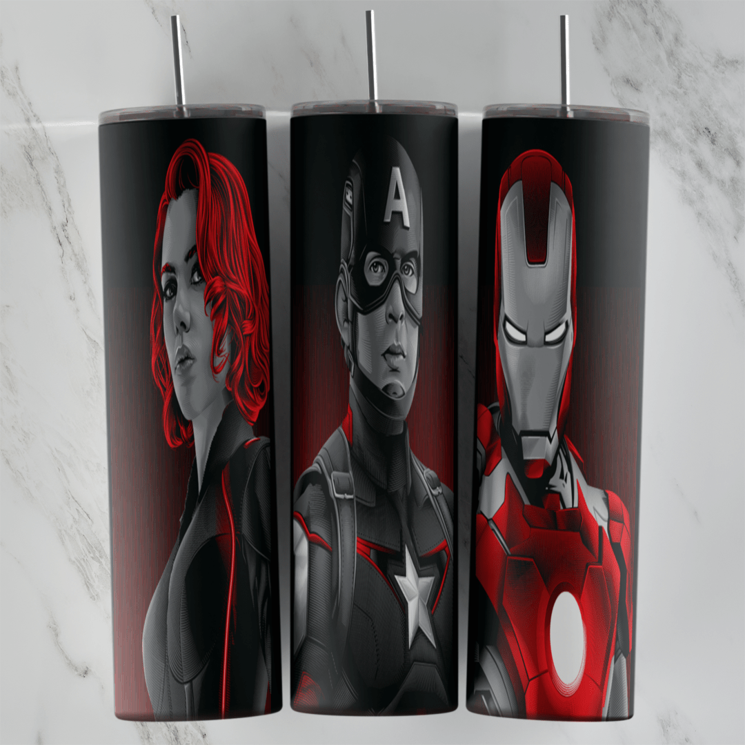 20 Oz Marvel Tumbler Cup Design