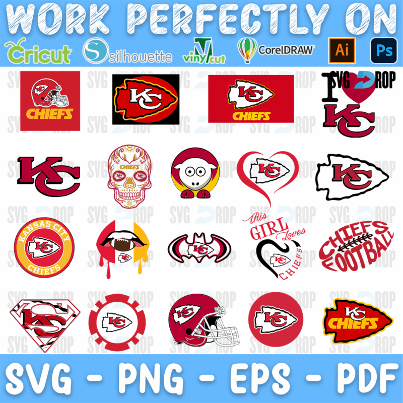 Kansas City Chiefs SVG bundle