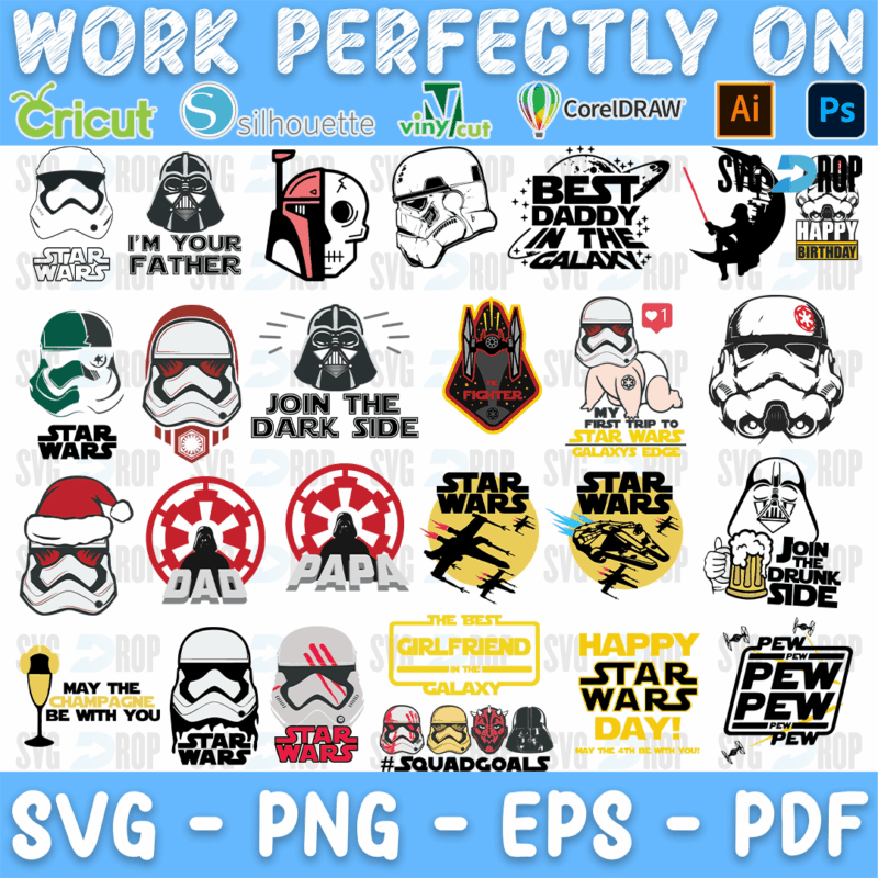 Baby Yoda Bundle SVG