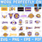 Los Angelers Lakers Bundle SVG