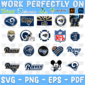 Los Angeles Rams Bundle SVG