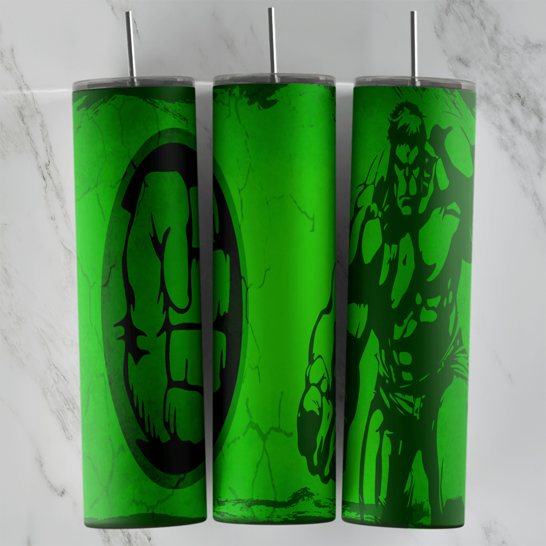 20 Oz Hulk Tumbler Cup Design